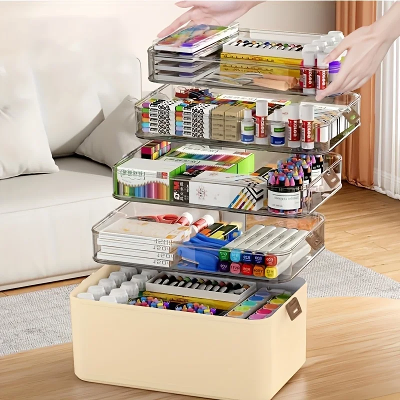 Large Capacity Home Medical Storage Box, Multi-layer Drawer Type Medicine Organizer,Multifunctional Drug Storage Cabinet - view 3