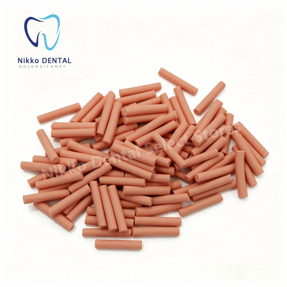 Dental Gutta Percha Points or Pellets, 50pcs/100pcs Endodontic Obturation Root Canal Filling Material for Heater Gun