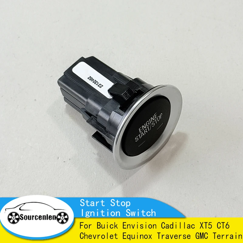 Start Stop Ignition Switch Button For Buick Envision Cadillac XT5 CT6 Chevrolet Equinox Traverse GMC Terrain 23132462 84179562
