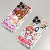 Cardcaptor Sakuras Anime Phone Case For iPhone 16 15 14 13 12 11 Mini Pro Max X XR XSMax 7 8 Plus SE20 Transparent Cover