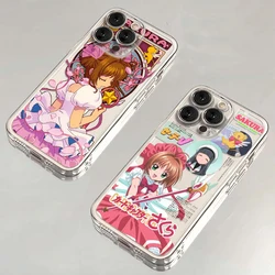 Cardcaptor Sakuras Anime Phone Case For Samsung S24 S23 S22 S21 S20 S10 FE Note20 Note10 Plus Ultra Lite 5G Clear Soft TPU Cover
