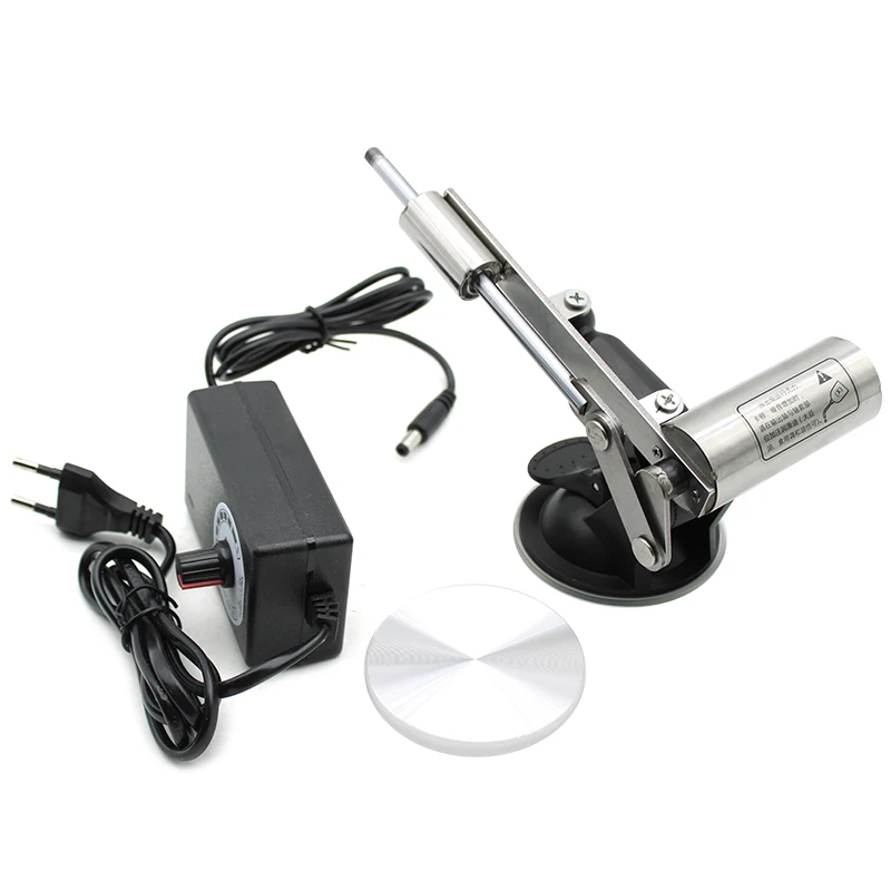 3V-24V Adjustable Speed Mini Telescopic Linear Actuator 39mm Stroke Reciprocating Mechanism Motor 60mm Aluminium Suction Cup