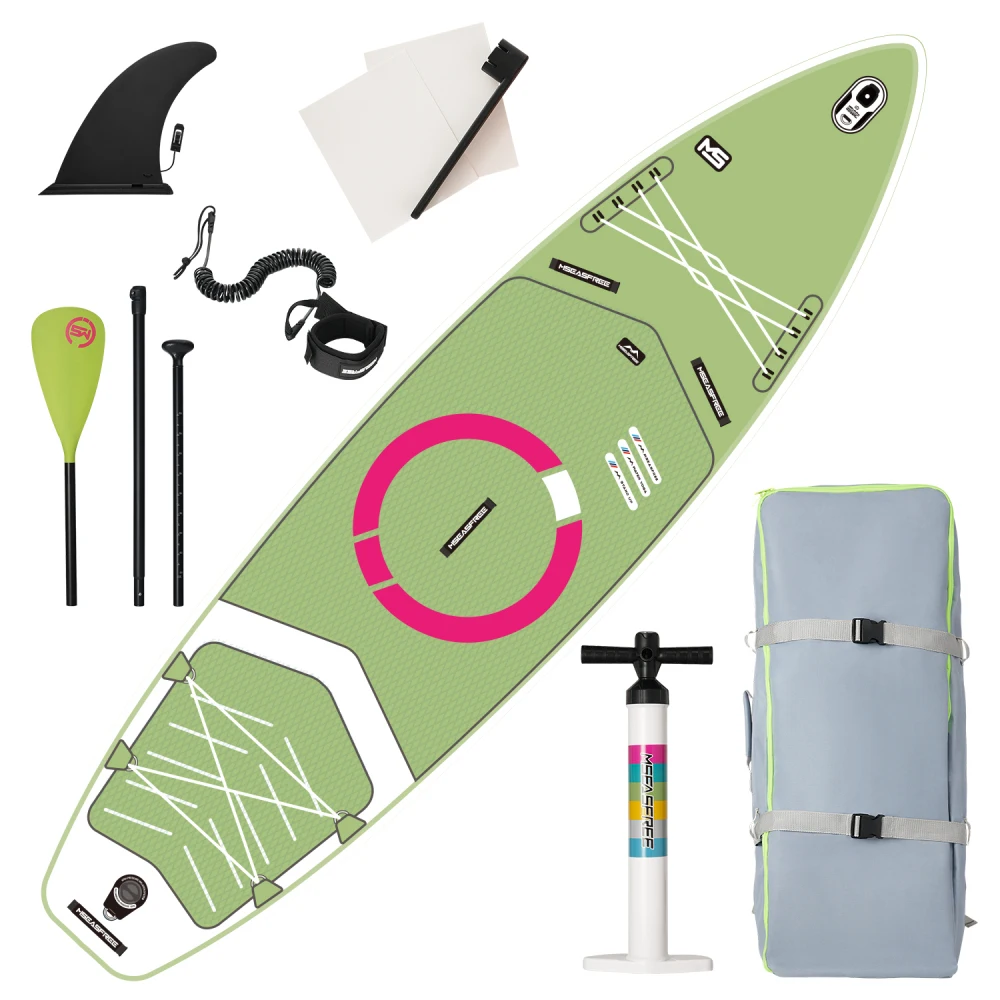 

Paddleboards, Inflatable Stand Up Paddle Board 11'x34"x6" With Premium SUP Accessories & Backpack, Wide Stance