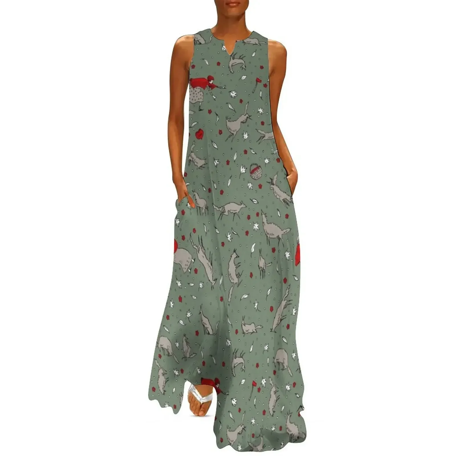 

All the wild wolves... Long Dress dress women summer dresses for woman 2025 loose summer dress for woman