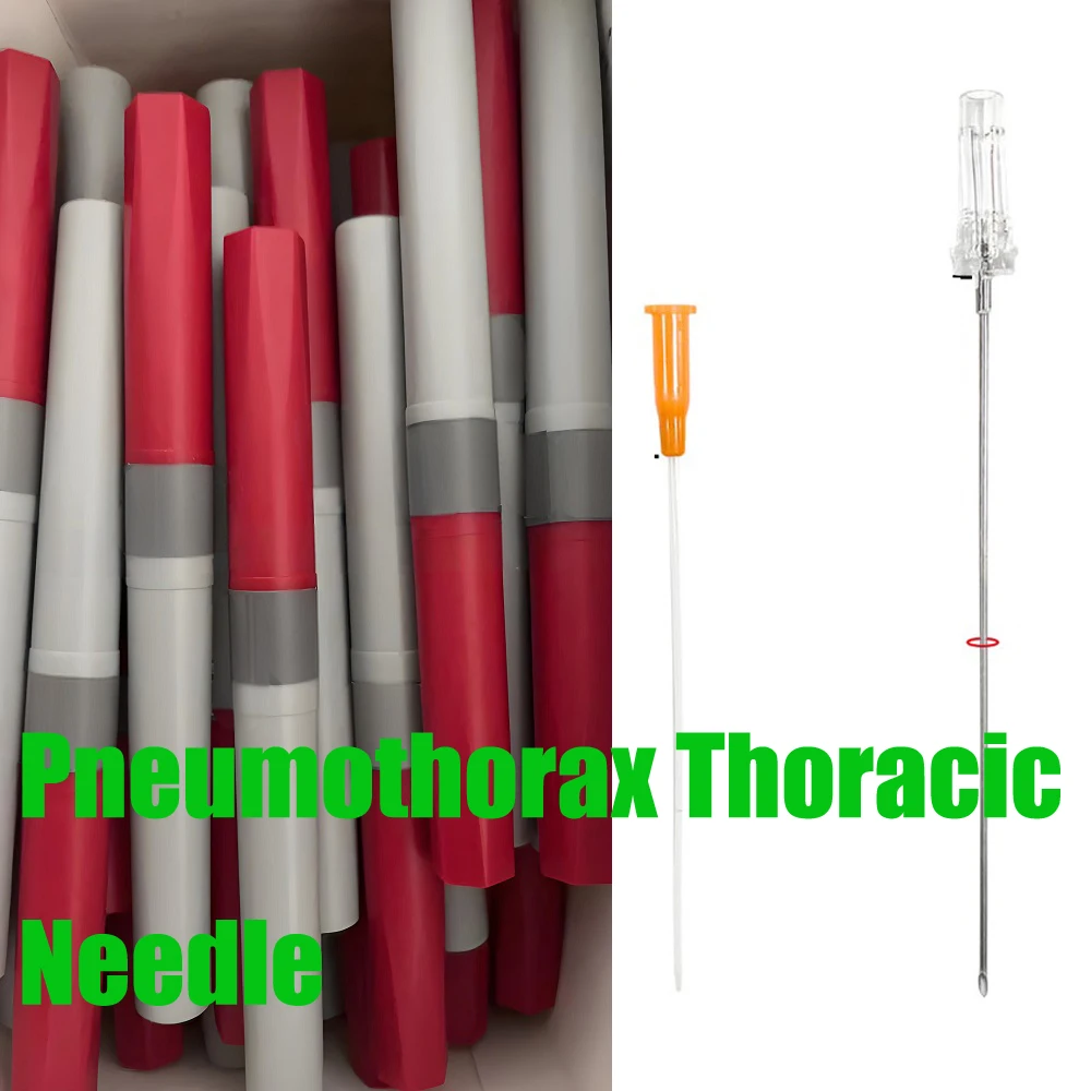 

Аварийное оборудование случайного цвета, аптечка первой помощи, натяжение, пневмоторакс, торакальная игла, медицинская игла для декомпрессии груди