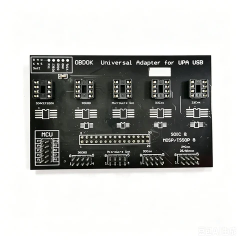 Адаптер UUPA S для программатора UUSP / UUSP-S UPA USB ECU, UUPA-S V3.0 2019, поддержка чипов SOIC8, MOSP, TSSOP8, 35080, 93CXX, 24CXX, 95xxx