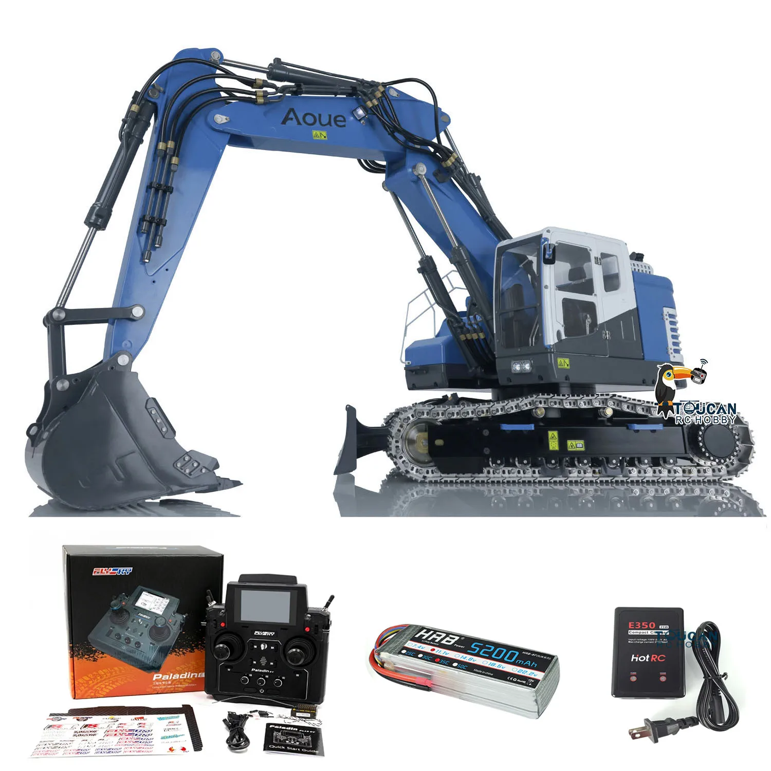 1/14 LESU Remote Control Digger Metal RC Hydraulic Excavator RTR Aoue Et26L B0012 Paladin Pl18Ev Radio Cars Machine Truck Toys