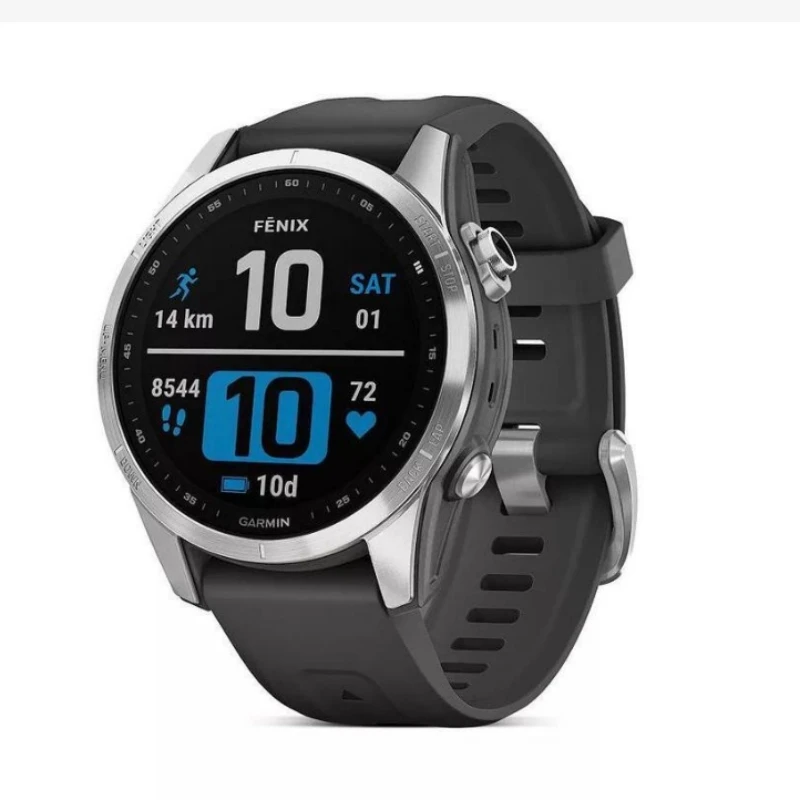 Refurbishment Garmin Fenix 7S titanium alloy Blood oxygen detection GPS+GLONASS+Galileo+QZSS  marathon Smart Watch 10ATM