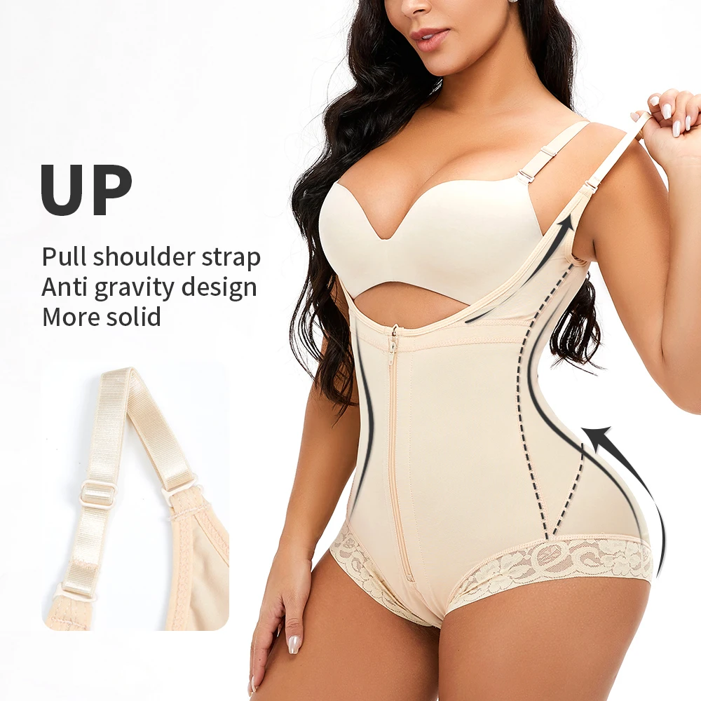 Body Shapewear Bodysuit Tummy Control Corset Femme Waist Trainer Belly Comprssion Body Shaper Bodysuit