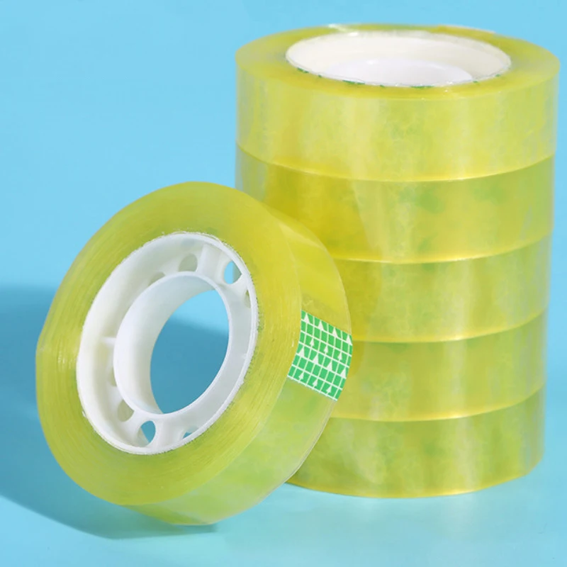 5 Roll Transparent Tape 15mm Special Sticky Non-marking Repair Tape School Office Home Students Adhesive Tape Packaging Supplies