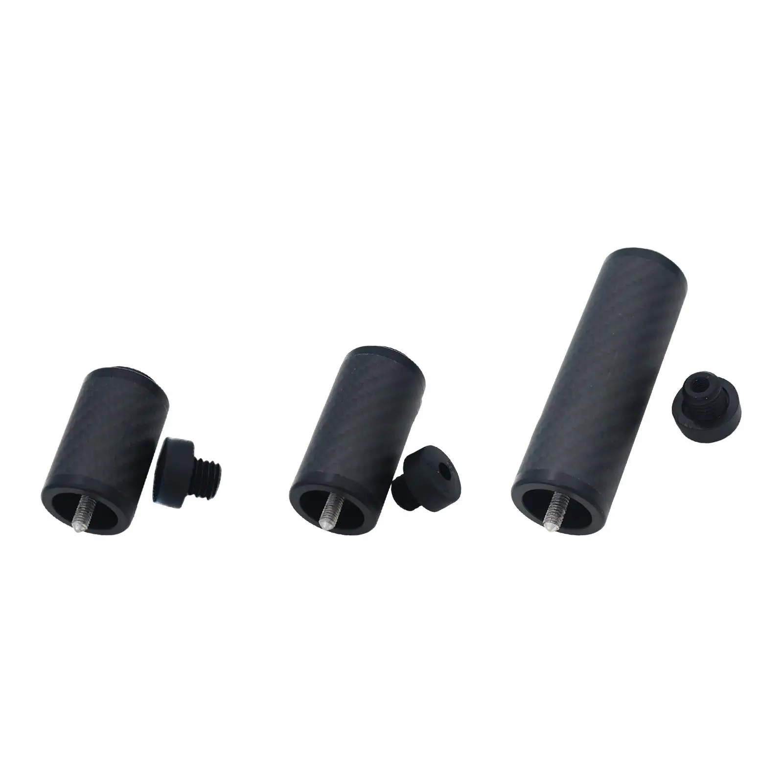 Billiards Pool Cue Extension Lightweight Billiard Connect Shaft Cue Joint Accessories Cue Stick Extender with Bumper for Snooker