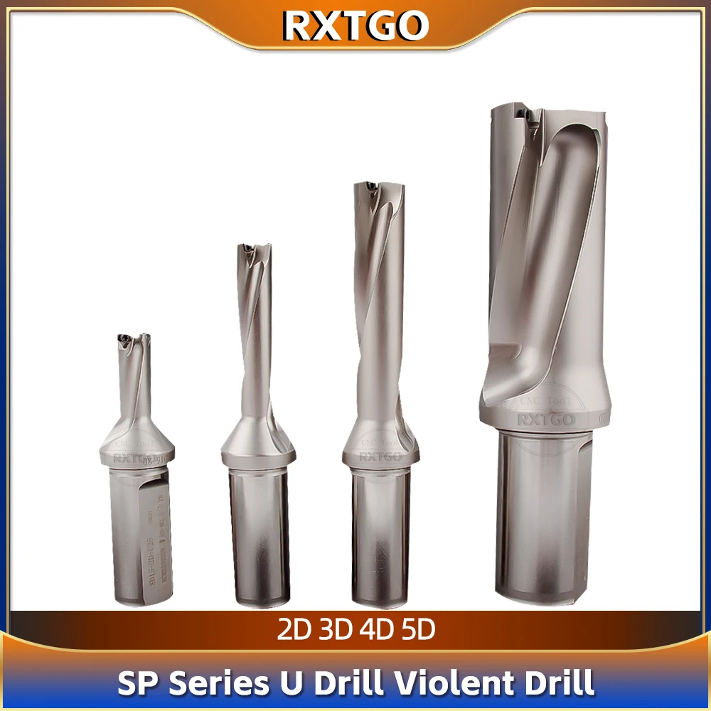 

High Quality SP Drill Bits U Drill SP Series Drill Bits 2D 3D 4D 5D Metal Drill Bits Quick U Drill High Speed U Drill Bits