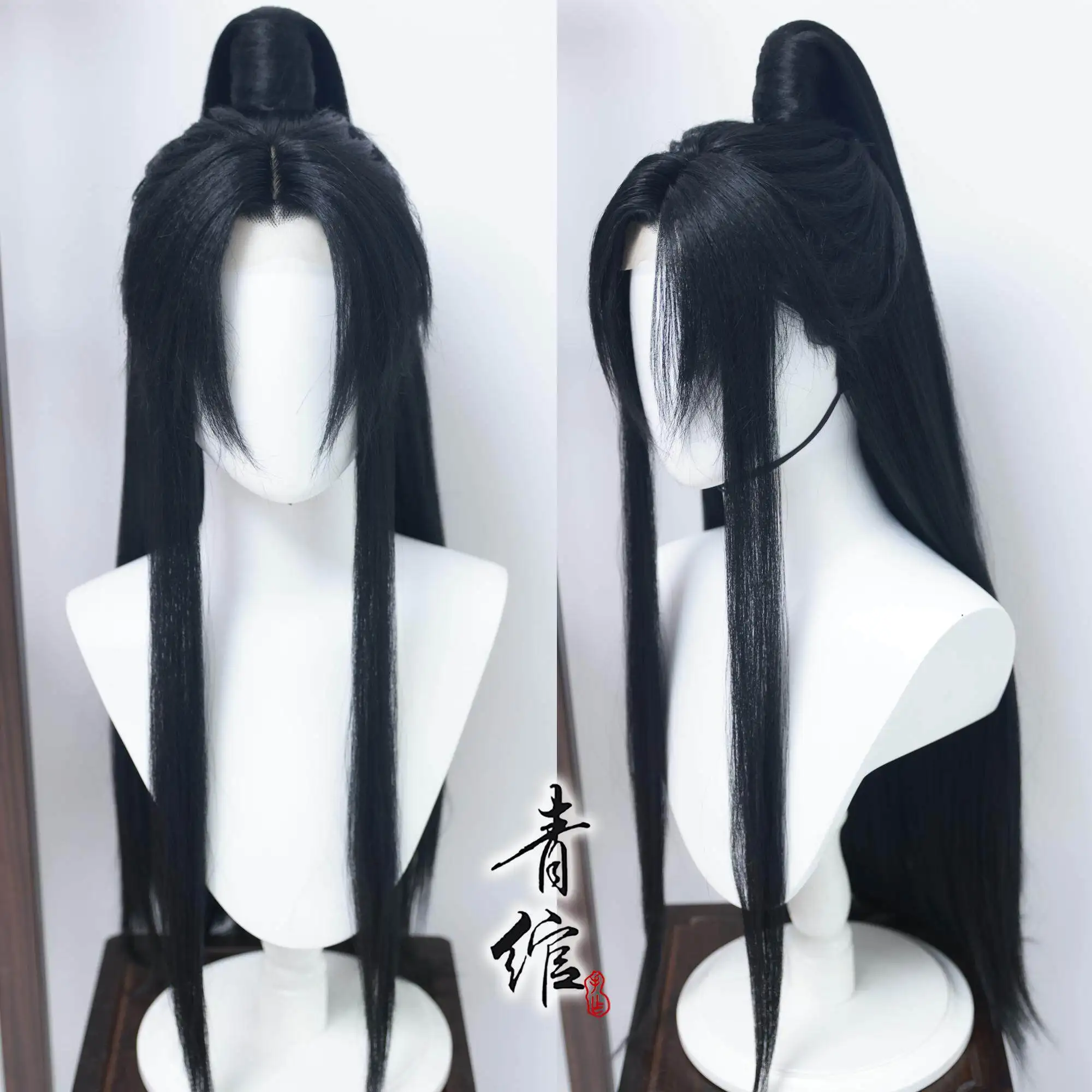 Xie Lian Cosplay Wig Heaven Officials Blessing Xianle XieLian Prop Accessories Tian Guan Ci Fu Cosplay Outfit Hallowmas Party