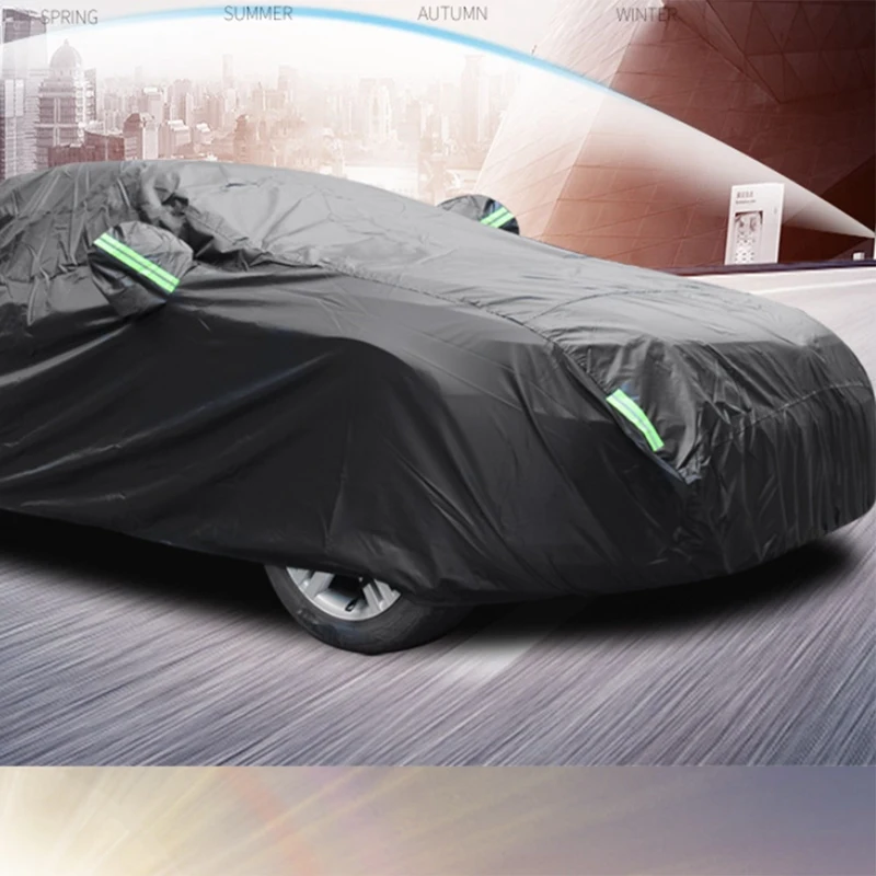 1 PCS Sedan Full Car Covers Universal Automotive Supplies Outdoor Waterproof Sun Snow Rain Protection Reflective Strip Car Cover