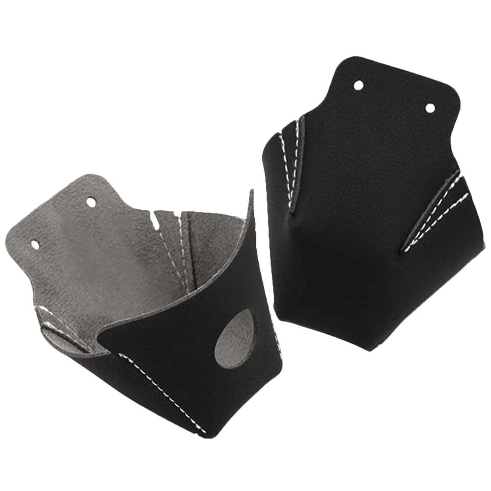 2 Pcs Professional Skates Guard Skate Cover Replaceable Toe Protector Compact Toe Guard for Roller Skates Black