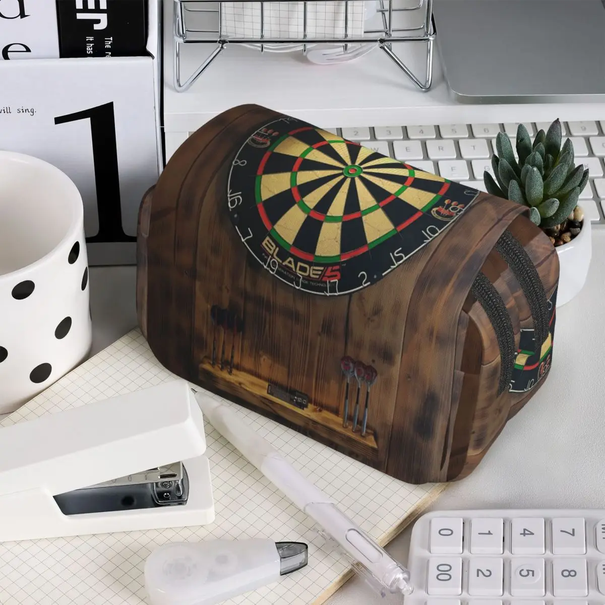 

Пенал Winmau Blade Dartboard для школьников, коробка для ручек, сумка для карандашей, канцелярские принадлежности, держатель для ручек