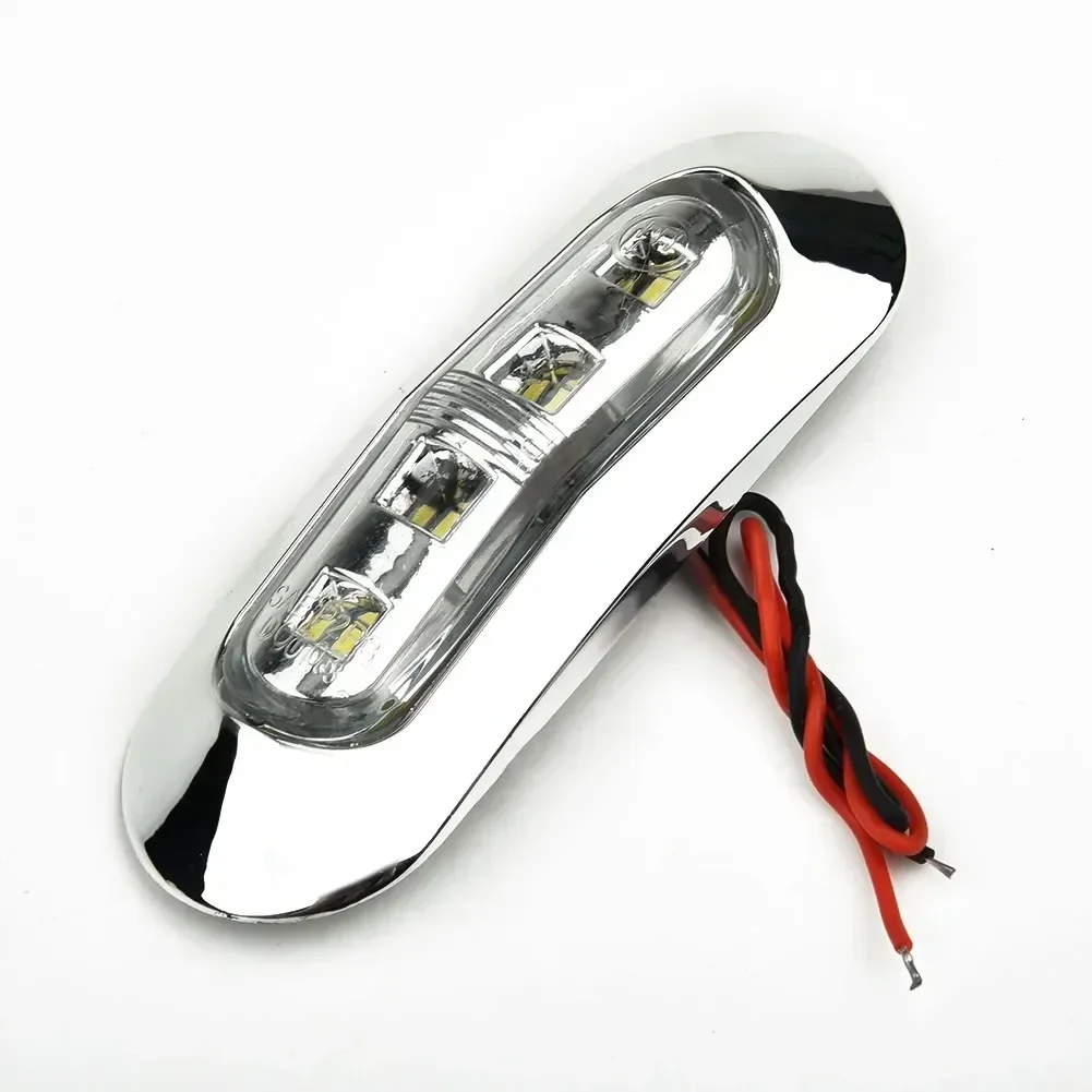 4x Marine Boat LED Courtesy Lights Cabin Deck Walkway Stair Light White 12V -24V LED Tail Lamp Yacht Accessories Waterproof