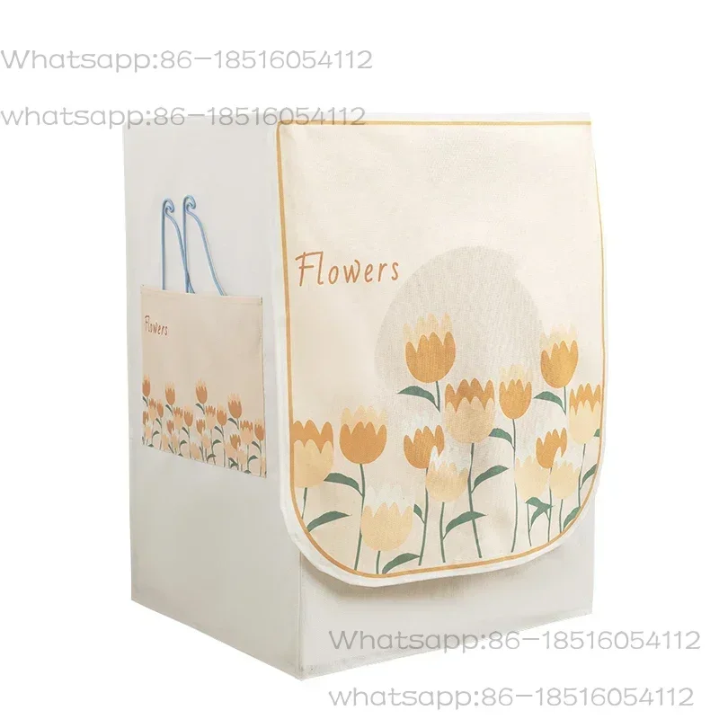 Drum Washing Machine Protector Waterproof Sunscreen Cover Cloth Thick Cotton and Linen New Arrivals