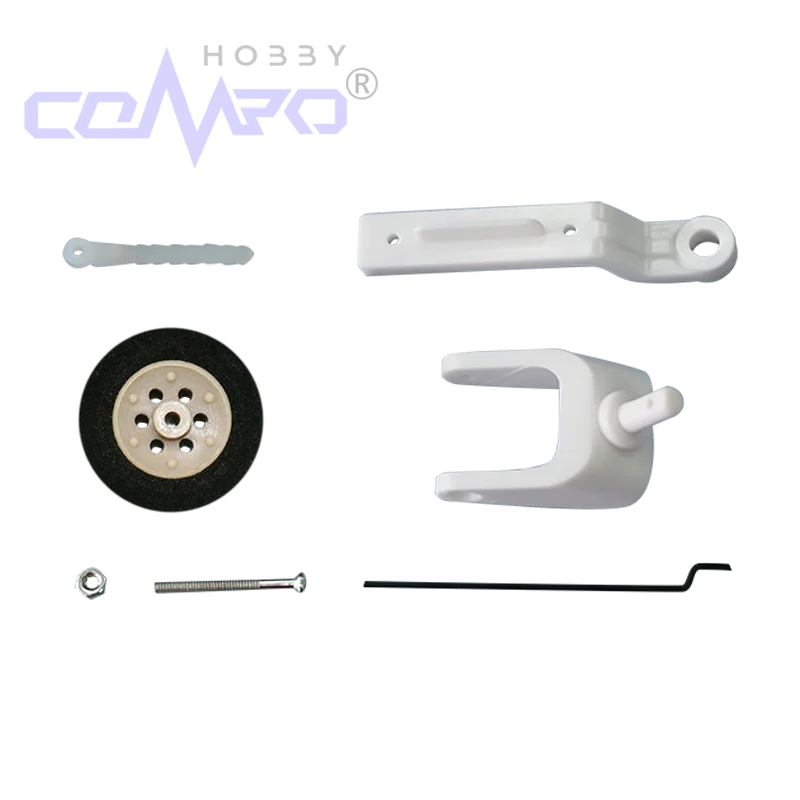 2 ensembles Mini volant rétractable/Balsa KT avion à voilure fixe assemblage de volant Miniature ensemble de train d'atterrissage Kit