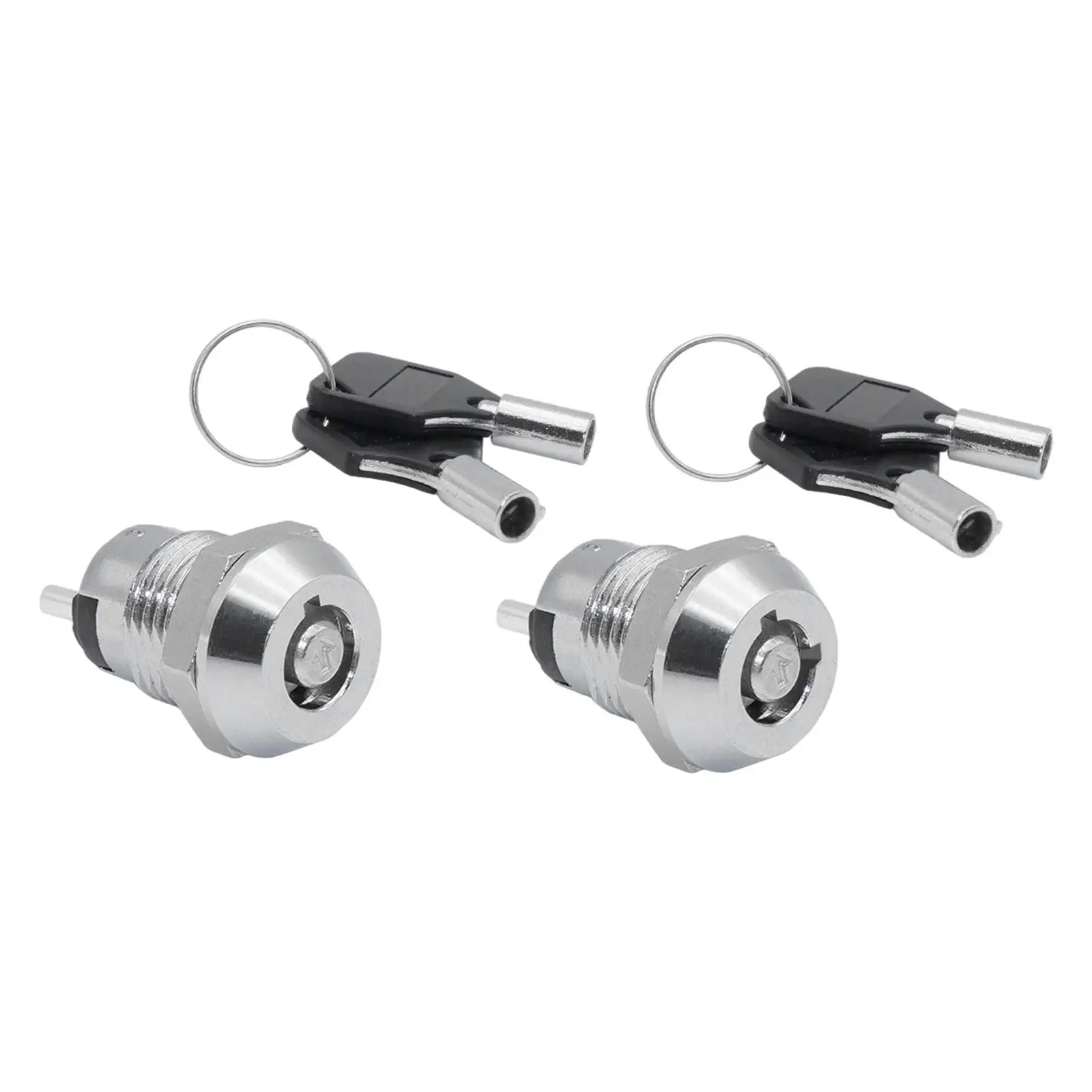 Electronic Key Switch Telephone Lock Easy to Use Tubular Terminal Pull Out Type with 2 Keys Enhances Security
