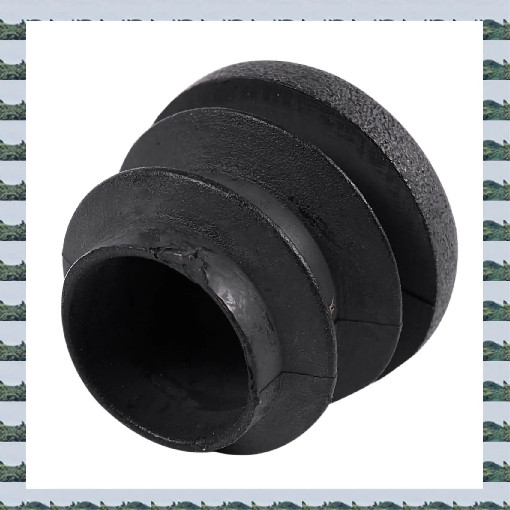 

ABQR 30Pcs Black Plastic Blanking End Cap Round Tube Insert Pipe Bung 16Mm