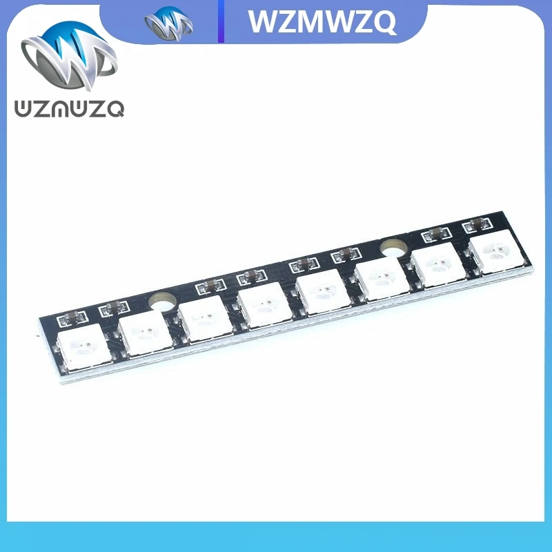 8-Bit-WS2812 5050 RGB-LED-Leuchten, integrierte Vollfarbantrieb-Entwicklungsplatine, 8 Bits