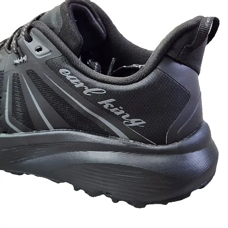 

Mens Breathable Rebound Thick Sole Running Shoes Anti-slip Cushioning Outdoor Cross-country Running Shoes Couple Casual Sneaker