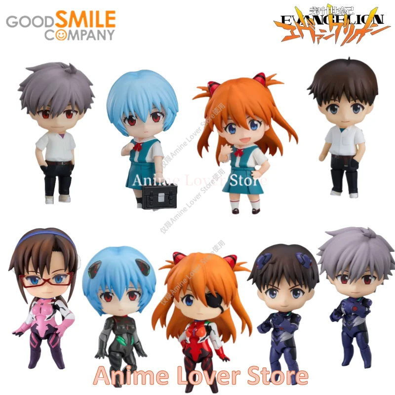 In Stock Original Good Smile GSC EVANGELION Anime Figure Ayanami Rei Asuka Ikari Shinji Kaworu Nagisa Makinami Mari Illust