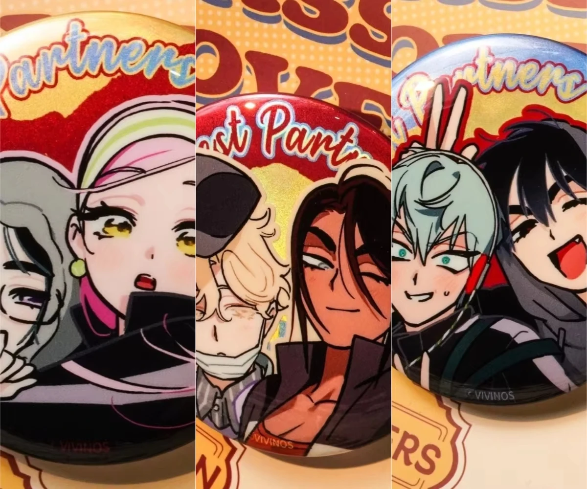 Cartoon Anime Cosplay Alien Stage Brooches Ivan Till Mizi Sua Luka Hyuna 3rd Anniversary Badge Emblem Anime Accessories Gifts