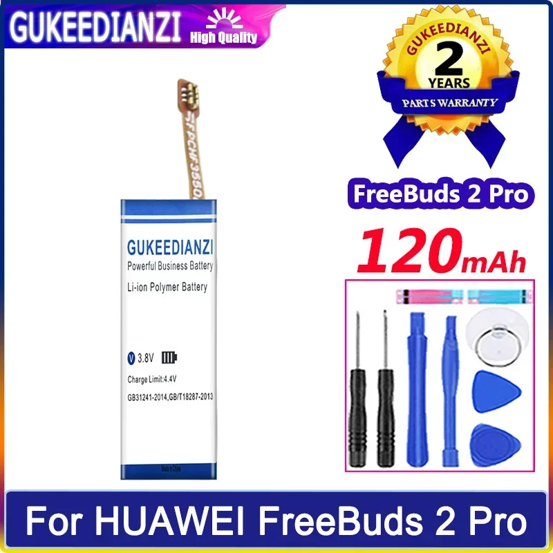 GUKEEDIANZI Аккумулятор HB 512627 ECW + 120 мАч/600 мАч для HUAWEI FreeBuds 2 Pro CM-H2 FlyPods TWS CM-H2S Зарядное устройство для Bluetooth-гарнитуры