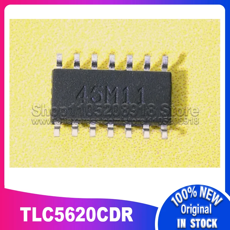 100 قطعة ~ 3000 قطعة/الوحدة TLC5620 TLC5620C TLC5620CDR SOP14 100% مخزون أصلي جديد #2