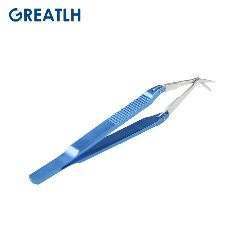 Ophthalmology Scissors Titanium Lens Removing Scissors 11.3cm Ophthalmic Tool