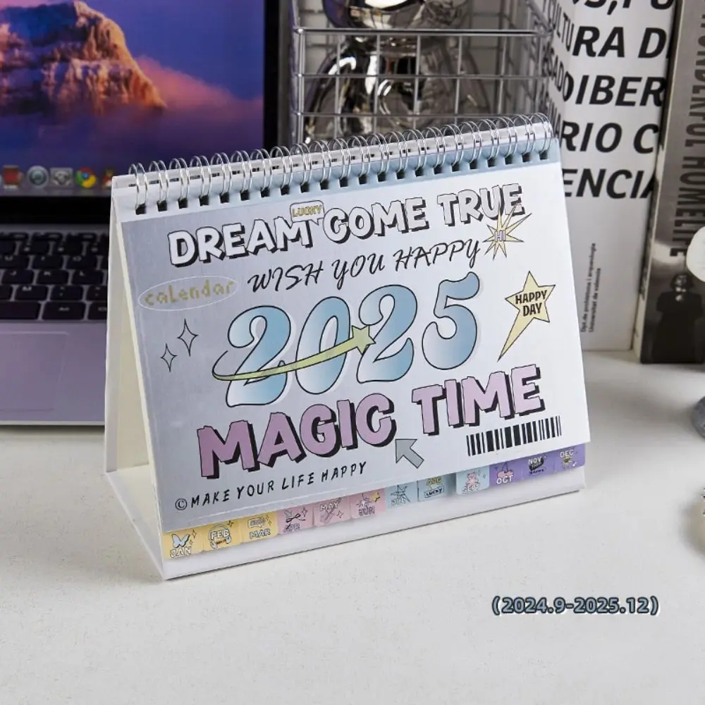 スタンディングフリップシルバーデスクカレンダー、アメリカンスタイル、やることリスト、月間スケジュール、9月、2022、20、25