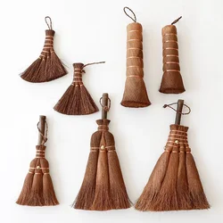 Natural Household Cleaning Broom, Coconut Palm, Silk Cup, Tea Set Brush, Tea Table Cleaning Brush, 1 Piece