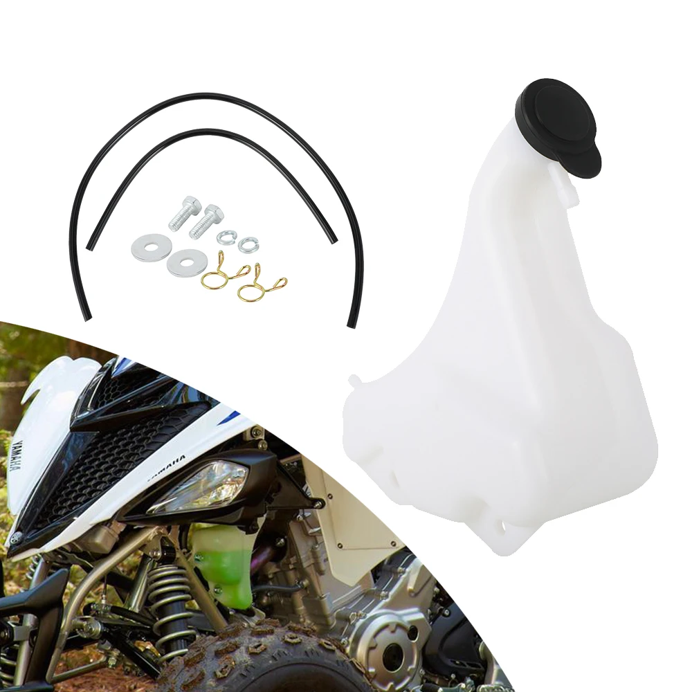 ATV Radiator Water Tank For Raptor700 Coolant Bottle Overflow Reservoir Tank Accessories For YAMAHA Raptor 700 Dirt Pit Off-Road