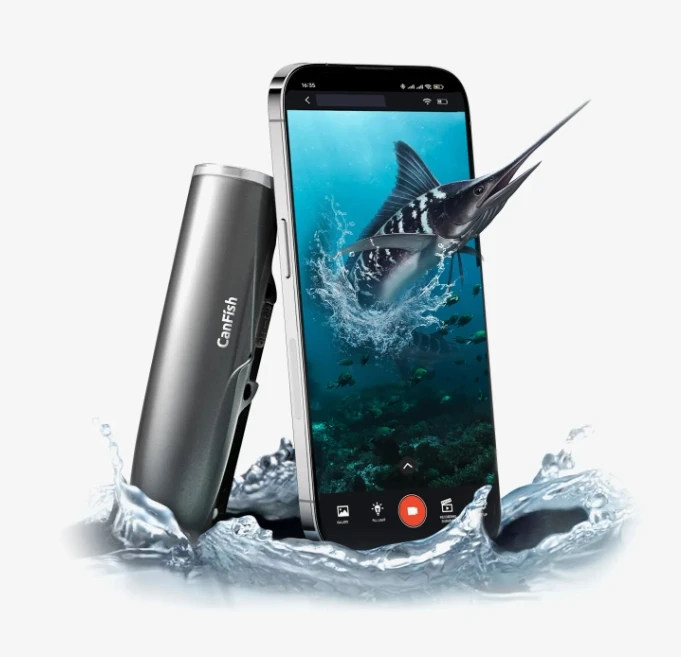 CamX Professional High-definition 136° Ultra-wide/2.0 Aperture 138 Min Long Battery Life Live Fishing Camera