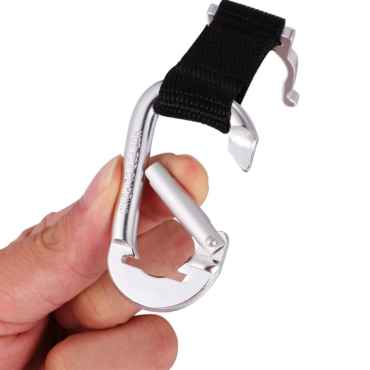 

5 Pcs Carabiner Aluminum Alloy Webbing Water Bottle Buckle Drink Holder Clip Belt Travel