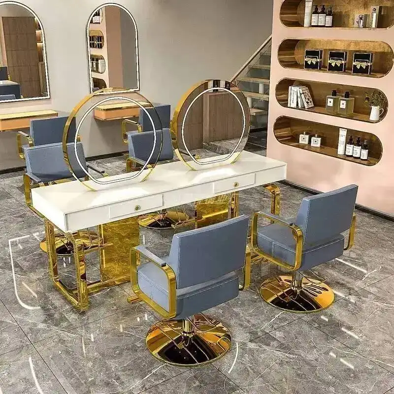 

Hair Barber Man Hairdressing Chair Shampoo Brow Vintage Chairs Aesthetic Electric Reclining Hairdresser Barbershop Spa Toilet