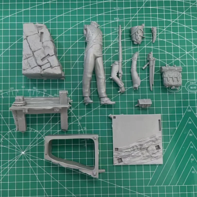 1/16 120 มม.เรซิ่นเต็มรูปแบบรูปชุดโบราณกองทัพเรืออังกฤษทหารประติมากรรมโรงรถชุดประกอบและ Unpainted