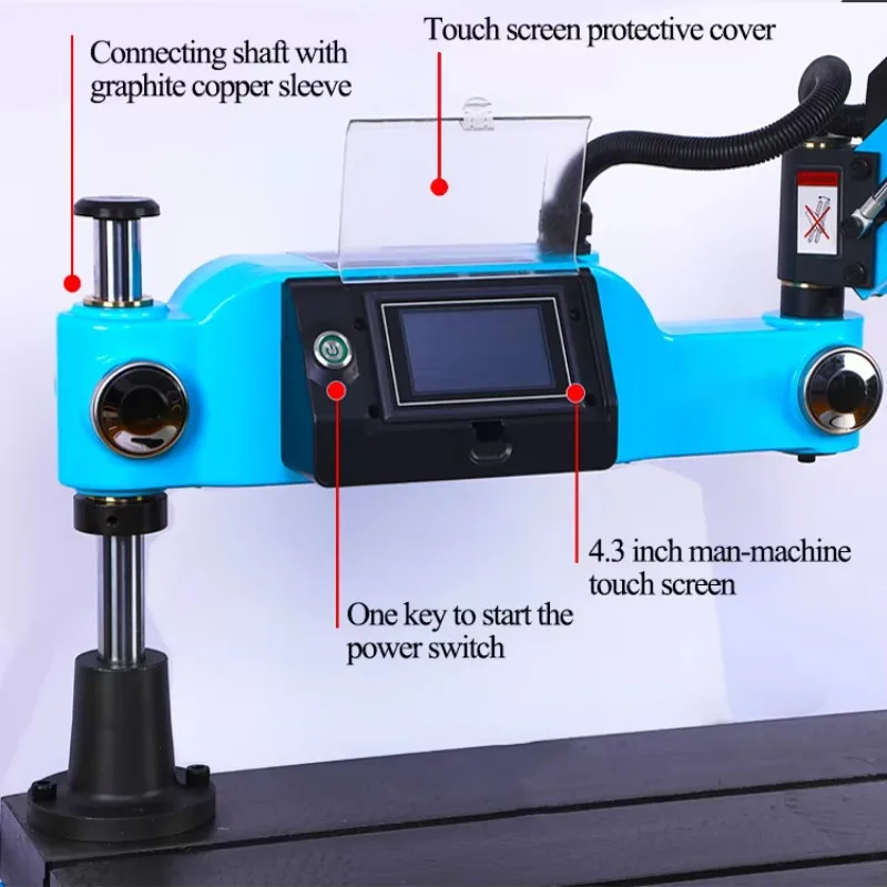 CE Certificated Flexible Arm Electric Motor Threading Tapping Arm CNC Tapping Machine Automatic M16