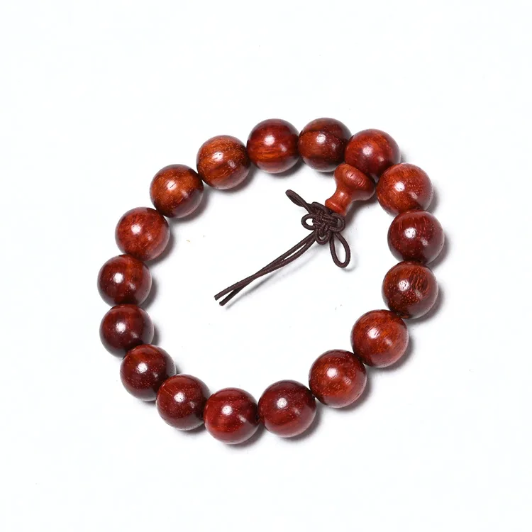 African Lobular Red Sandalwood Beads Zambia Red Sandalwood Hand String 8mm 108 Rosary Beads Men\'s and Women\'s Bracelet Wholesale