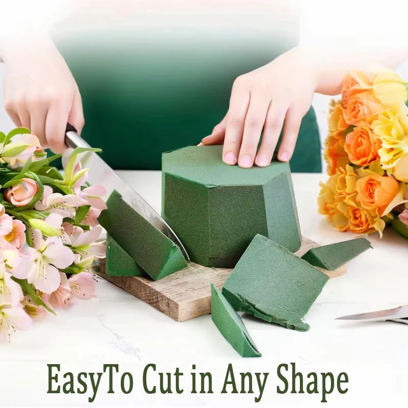 1-10PCS Sponge for Flowers Foam Block Floristic Sponge for Wedding Party Flower Arrangement Decoration Home Garden Accessories