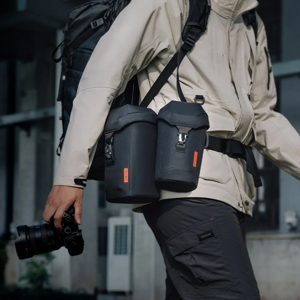 PGYTECH Lens Case M/L Protective Camera Lens Storage Pouch Shockproof Carrying Bag For DSLR Mirrorless Photography Travel
