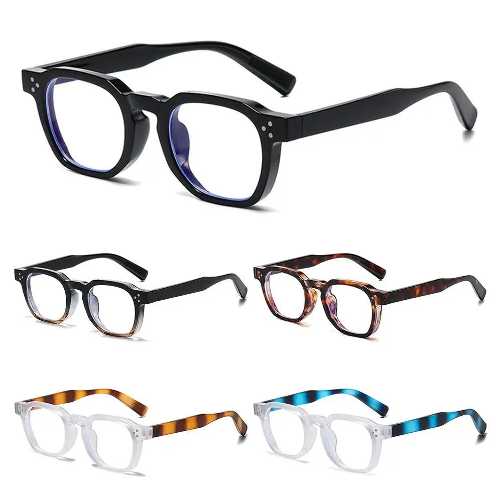 스트라이프 사원 라운드 리벳 선글라스, UV 차단 레트로 다각형 프레임 선글라스, 빈티지 드라이빙 쉐이드, 남녀 공용