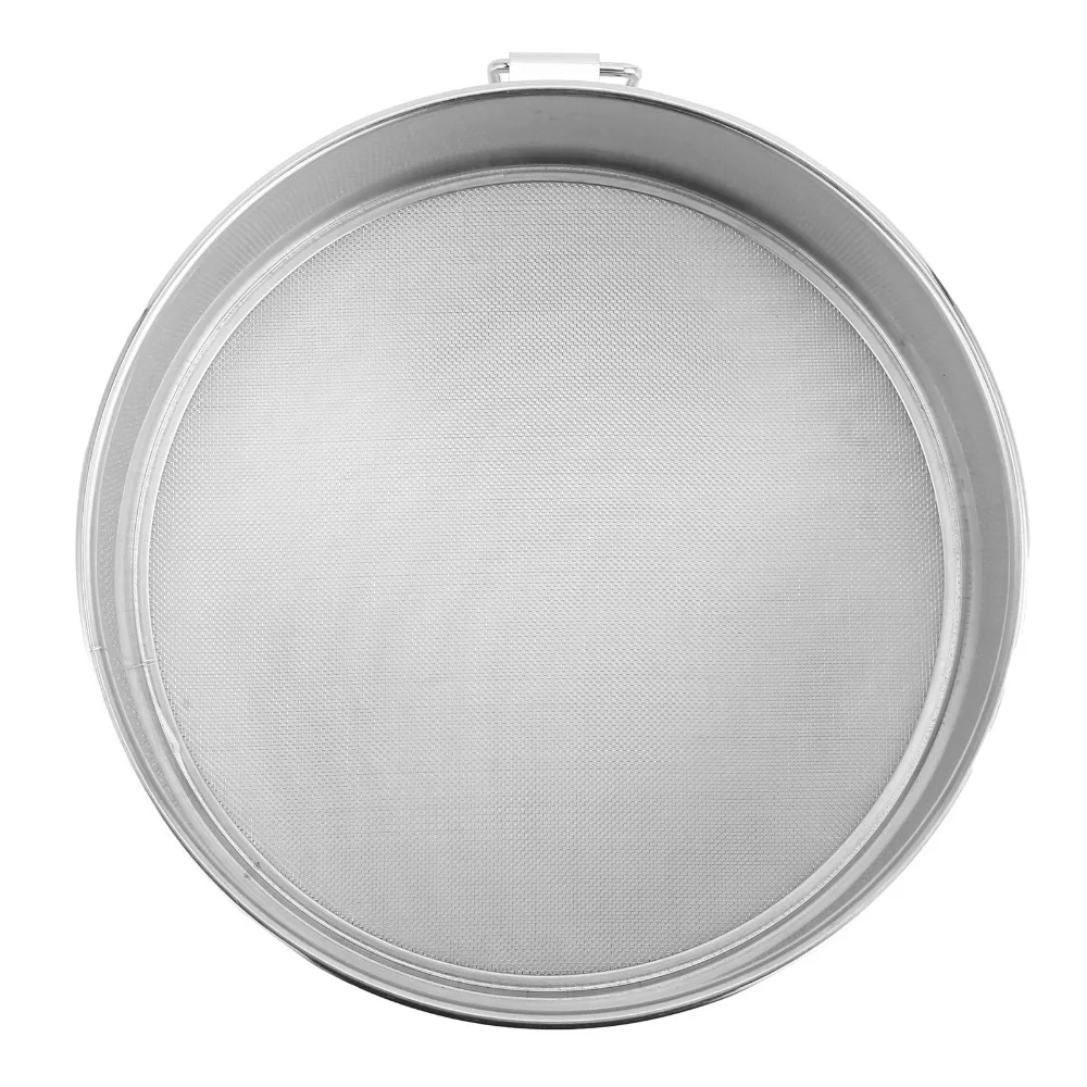 New 304 Stainless Steel Flour Sifter 40 Mesh 60 Mesh Fine Mesh Strainer Round 15cm Baking Sieve Pie Making