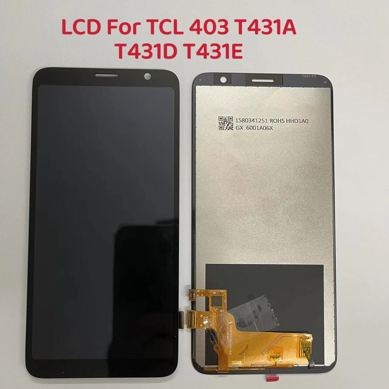 Ensemble écran tactile LCD de remplacement, 6.0 pouces, nouveau, testé, pour TCL 403 T43l'autorisation T431D T431E T431Q T431U T431P