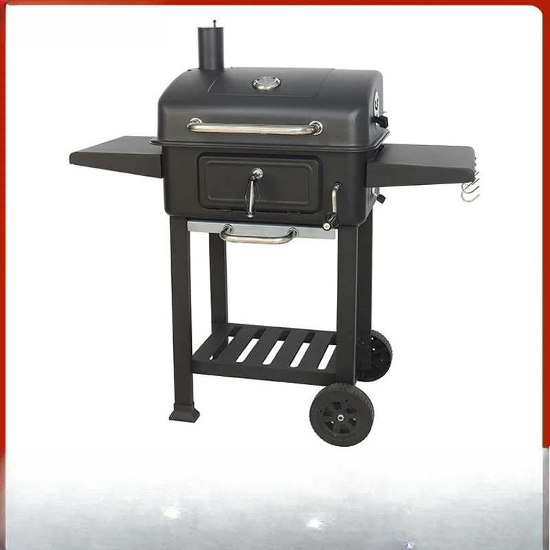 Liftable Household Outdoor Garden Multifunctional Large Thickened Grill
