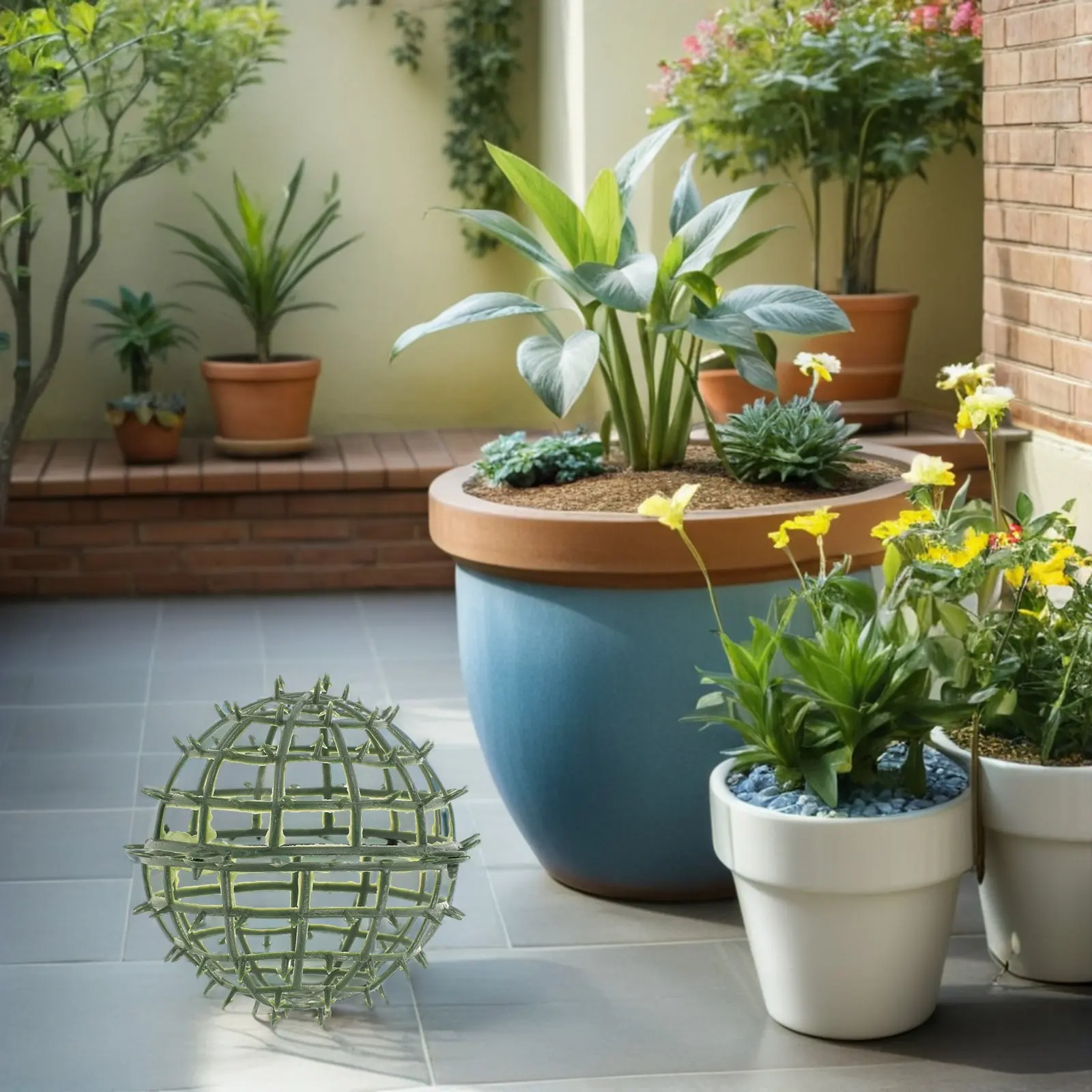Artificial Flower Arrangement Frames 8 Piece Plastic Topiary Cages Support Racks for DIY Garden Home Decor