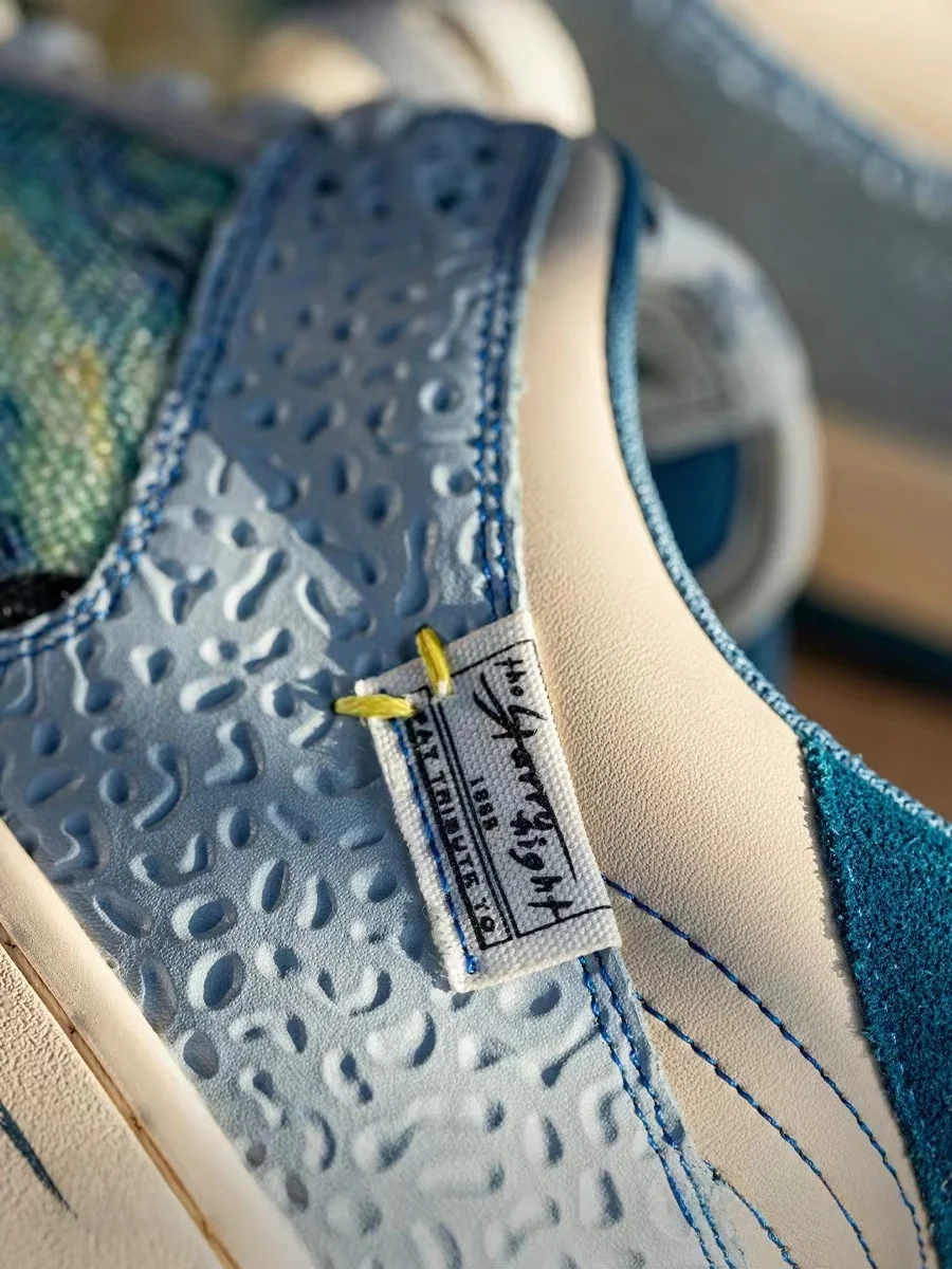 MRA Starry Night Oil Painting أحذية رياضية رجالية قابلة للتنفس كاجوال ثي بوت رياضية للأزواج الشباب ملابس يومية #4