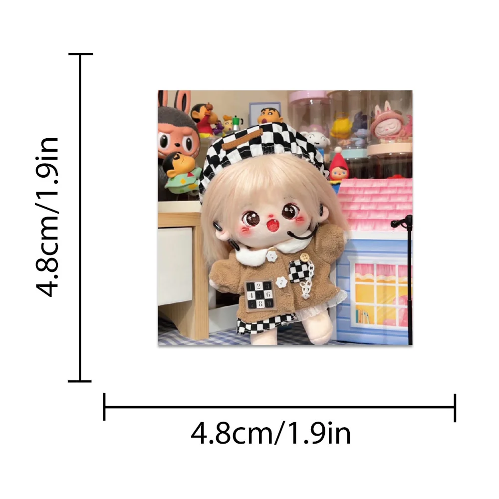 62 قطعة الكرتون لطيف دمية ملصق مضحك كول ملصق ل سجل القصاصات مذكرات الثلاجة خزانة ظهره ملصق لاصق لامع ورائع طالب مكافأة هدية #6